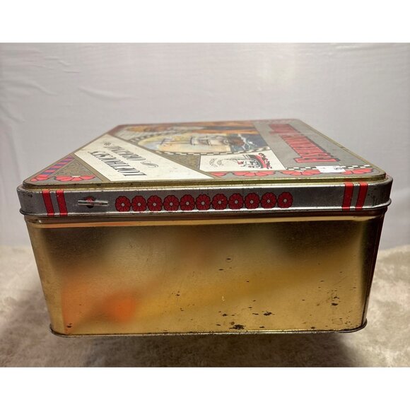 Fishermans Friend Lofthouses Original Vtg Metal Tin Storage Box LARGE 14 X 4.75" - Picture 6 of 14